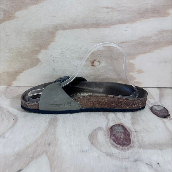 Birkenstock - Madrid Slide - Sandals - Gray/Brown - Women's - 7 - Picture 4 of 9